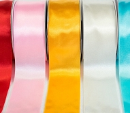 50mm D/S Satin Ribbon 30mtr Roll - Click Image to Close